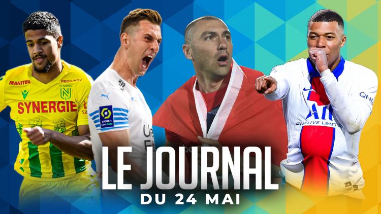 JT Foot - Lille champion de France, pas de C1 pour Lyon, Nantes barragiste, le récap de la 38ème journée de Ligue 1 : le journal du lundi 24 mai