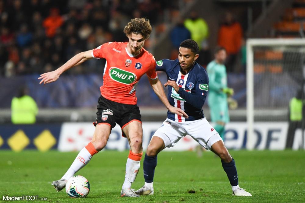 Pierre-Yves Hamel, l'attaquant du FC Lorient.