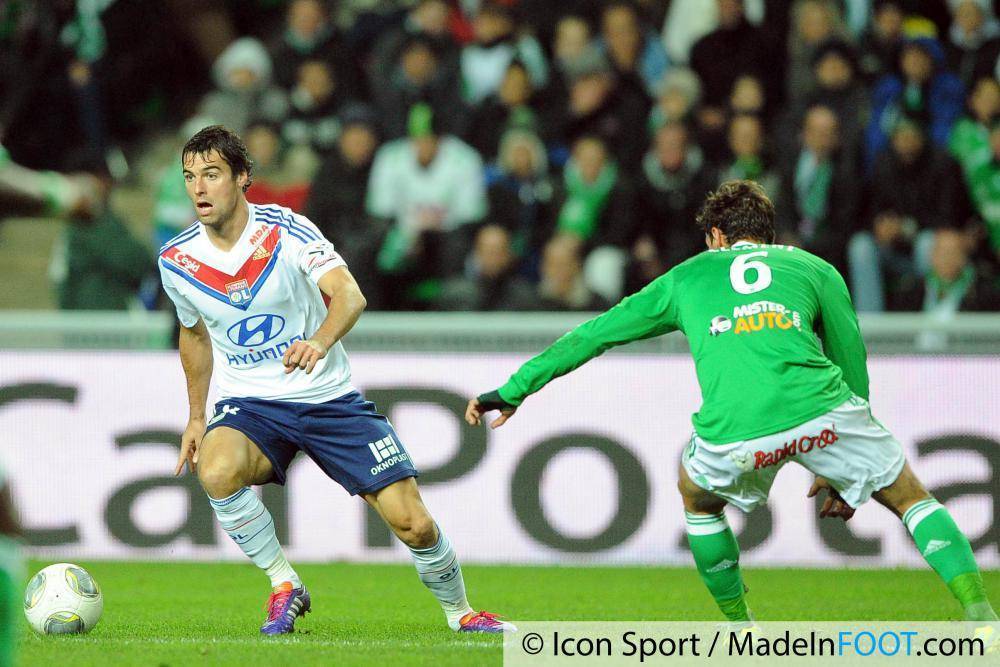 Yoann Gourcuff (OL) n'est pas sur les tablettes des Verts selon Caïazzo.