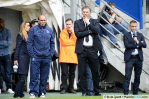 Laurent Blanc, ici aux côtés de Jean-Louis Gasset.