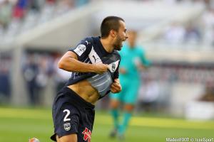 Joie de Milan Gajic lors du match de Ligue 1 Bordeaux - Nantes en 2015