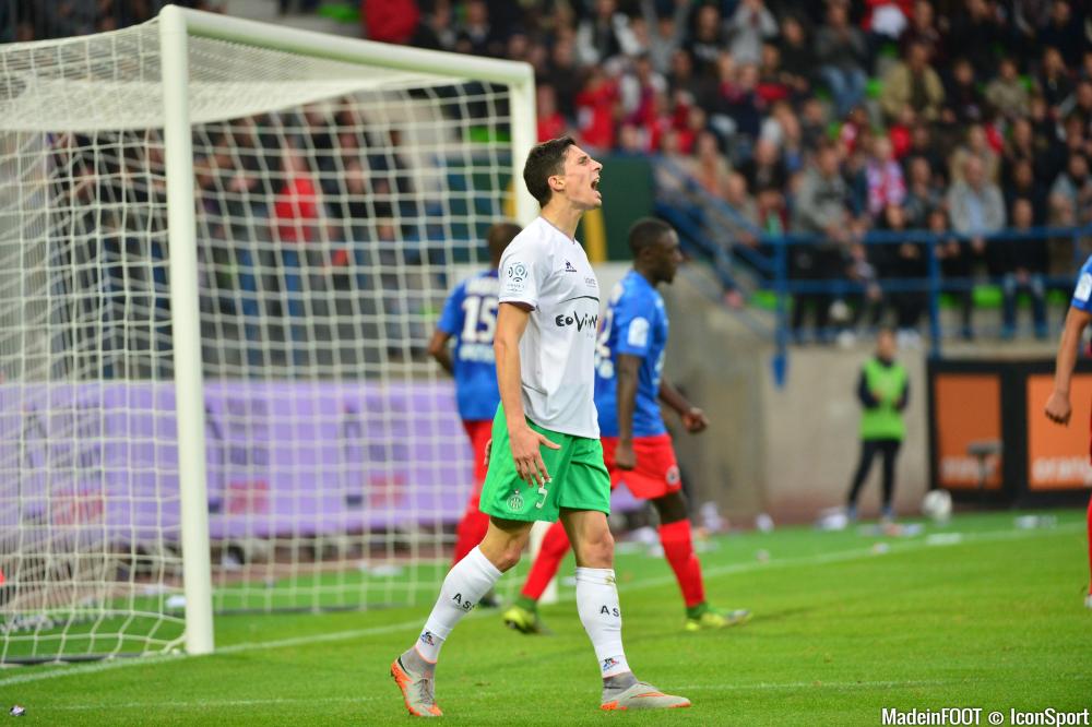 A Caen, Saint-Etienne a concédé son troisième revers en l'espace d'une semaine (1-0)