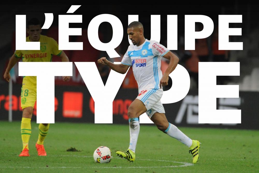 L'équipe-type de la 15ème journée de Ligue 1.