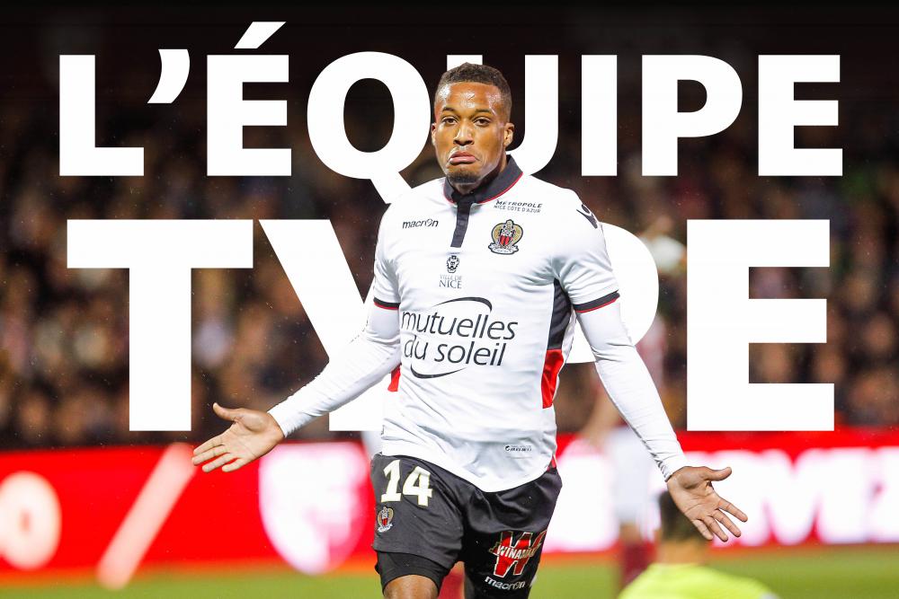 L'équipe-type de la 10e journée de Ligue 1.