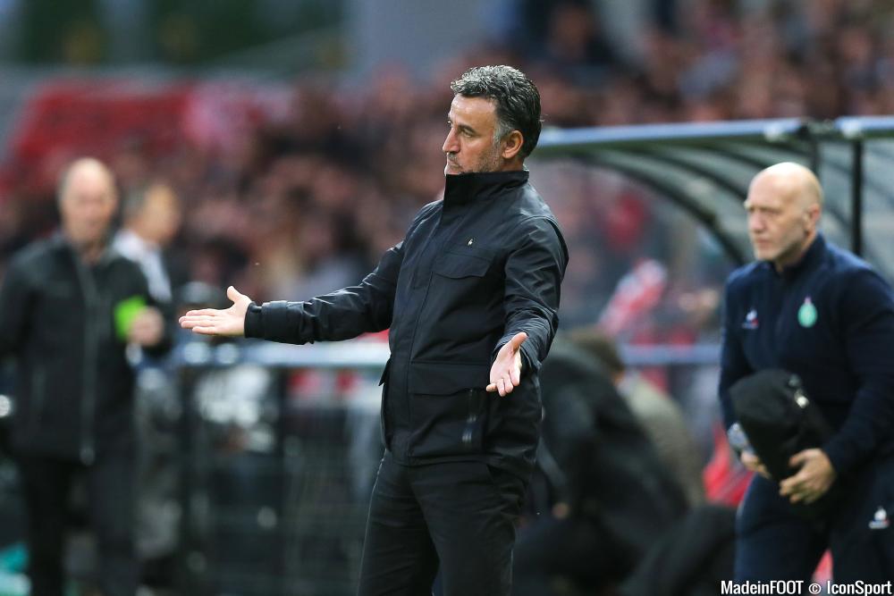 Christophe Galtier a critiqué l'arbitrage de la rencontre entre l'ASSE et Bordeaux, vendredi soir