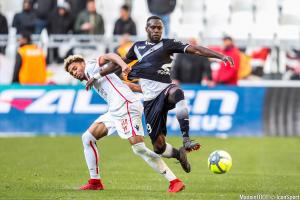 Maxime Poundjé, le défenseur latéral gauche du FCGB.