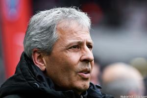 Lucien Favre a dirigé 99 matchs avec l'OGC Nice.