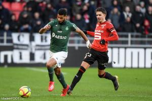 Youssef Aït Bennasser, ici sous le maillot de l'AS Saint-Etienne.
