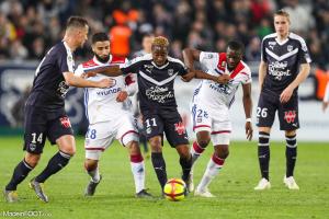 François Kamano, l'ailier des Girondins de Bordeaux.