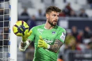 Benoît Costil, le gardien de but et capitaine des Girondins de Bordeaux.