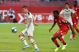 Nicolas De Préville (Girondins) est forfait pour la réception du Stade Brestois 29.