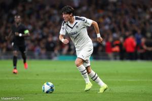 Hwang Ui-Jo, l'attaquant des Girondins de Bordeaux.