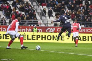 Josh Maja, l'attaquant des Girondins de Bordeaux.