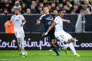 Nicolas De Préville, l'attaquant des Girondins de Bordeaux.