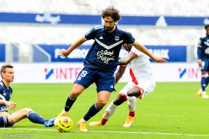 Yacine Adli, le milieu de terrain des Girondins de Bordeaux.