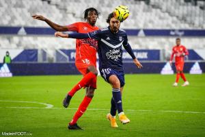 Yacine Adli, le milieu de terrain des Girondins de Bordeaux.