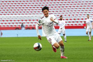 Hwang Ui-Jo lors de Nice-Bordeaux.