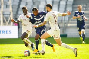 Samuel Kalu, l'ailier des Girondins de Bordeaux.