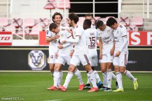 Les joueurs bordelais célébrant un but