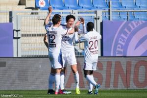 Les joueurs bordelais célébrant un but