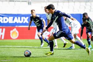 Hwang Ui-jo, l'attaquant des Girondins de Bordeaux.
