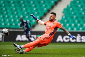 Benoît Costil, le gardien de but des Girondins de Bordeaux.