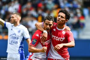 Le groupe de l'AS Monaco pour la réception de Bordeaux