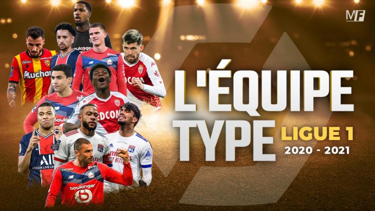 L'équipe-type de la saison 2020-2021 en Ligue 1 est tombée